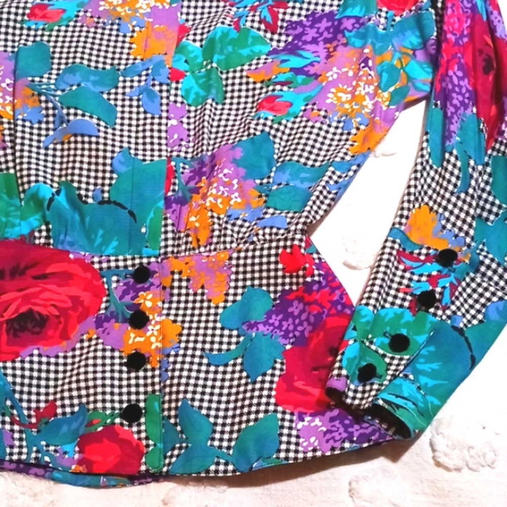 💐Stunning Jimmy Garcia New York 🗽 Vintage Blouse. M